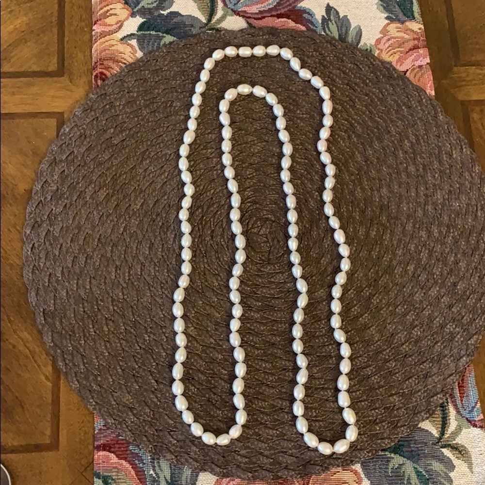 #335 Vintage natural pearls necklace